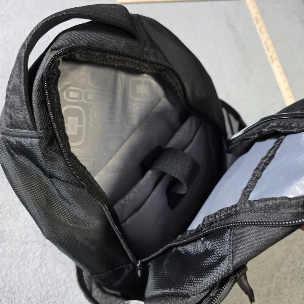 Ogio Laptop Backpack Black GME Kenwood Embroidered Tech Travel Bag